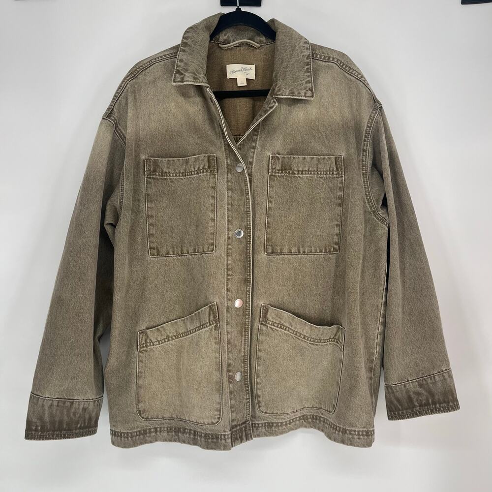 Universal Thread Tan Denim Jacket - image 2